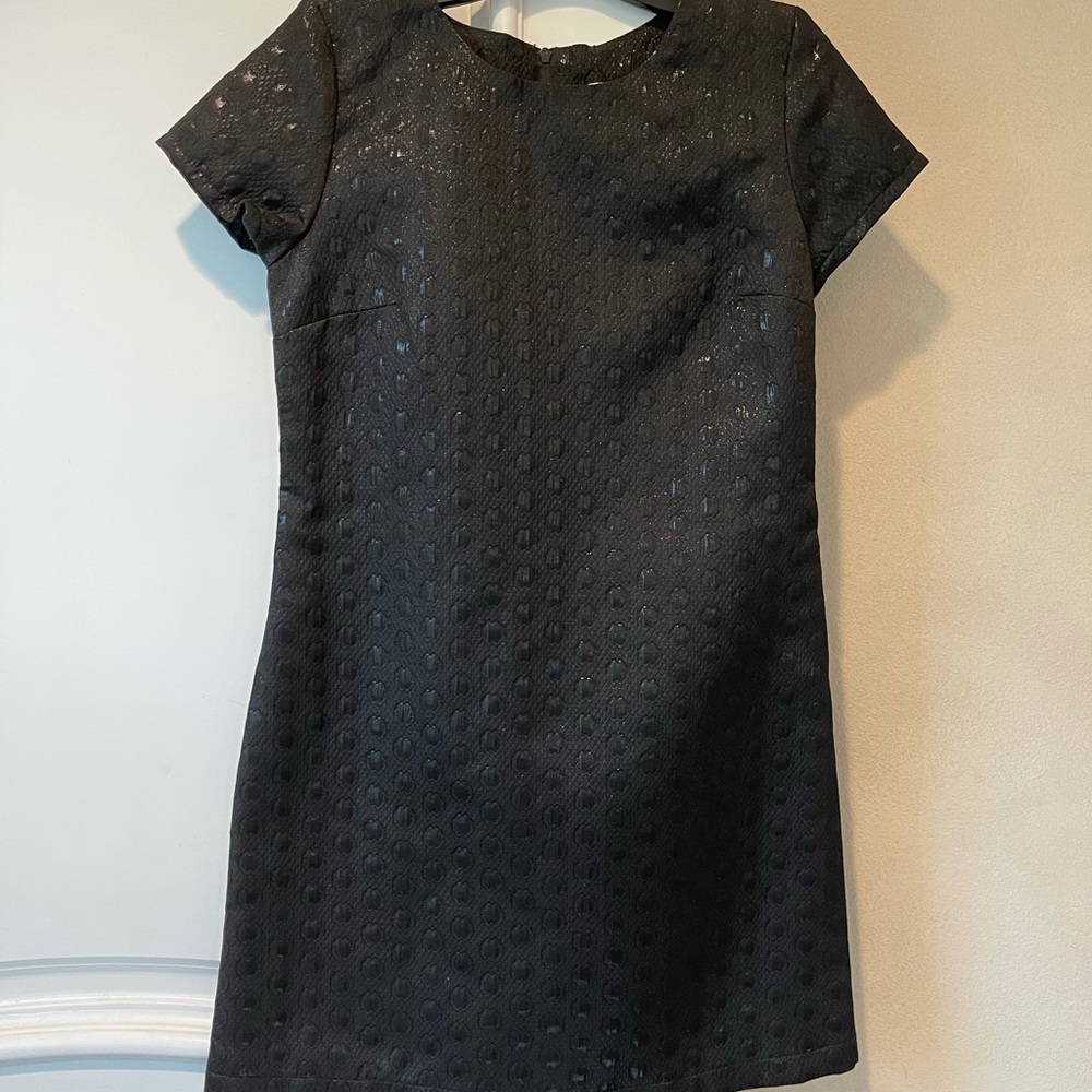 Retro 60s mod/go go style black dress, size small